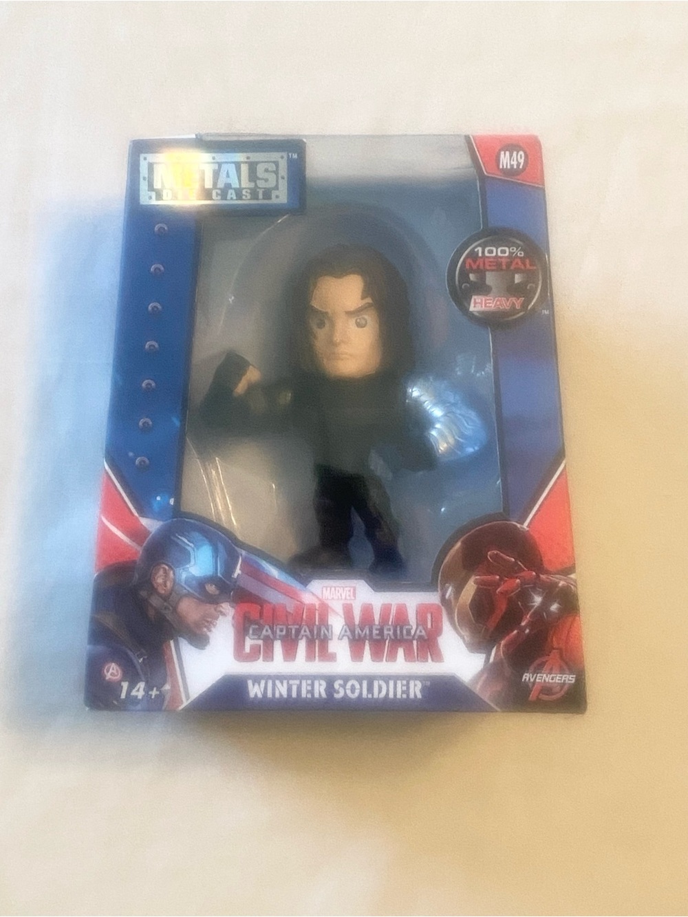 Marvel Winter Soldier Figure - Black, Silver